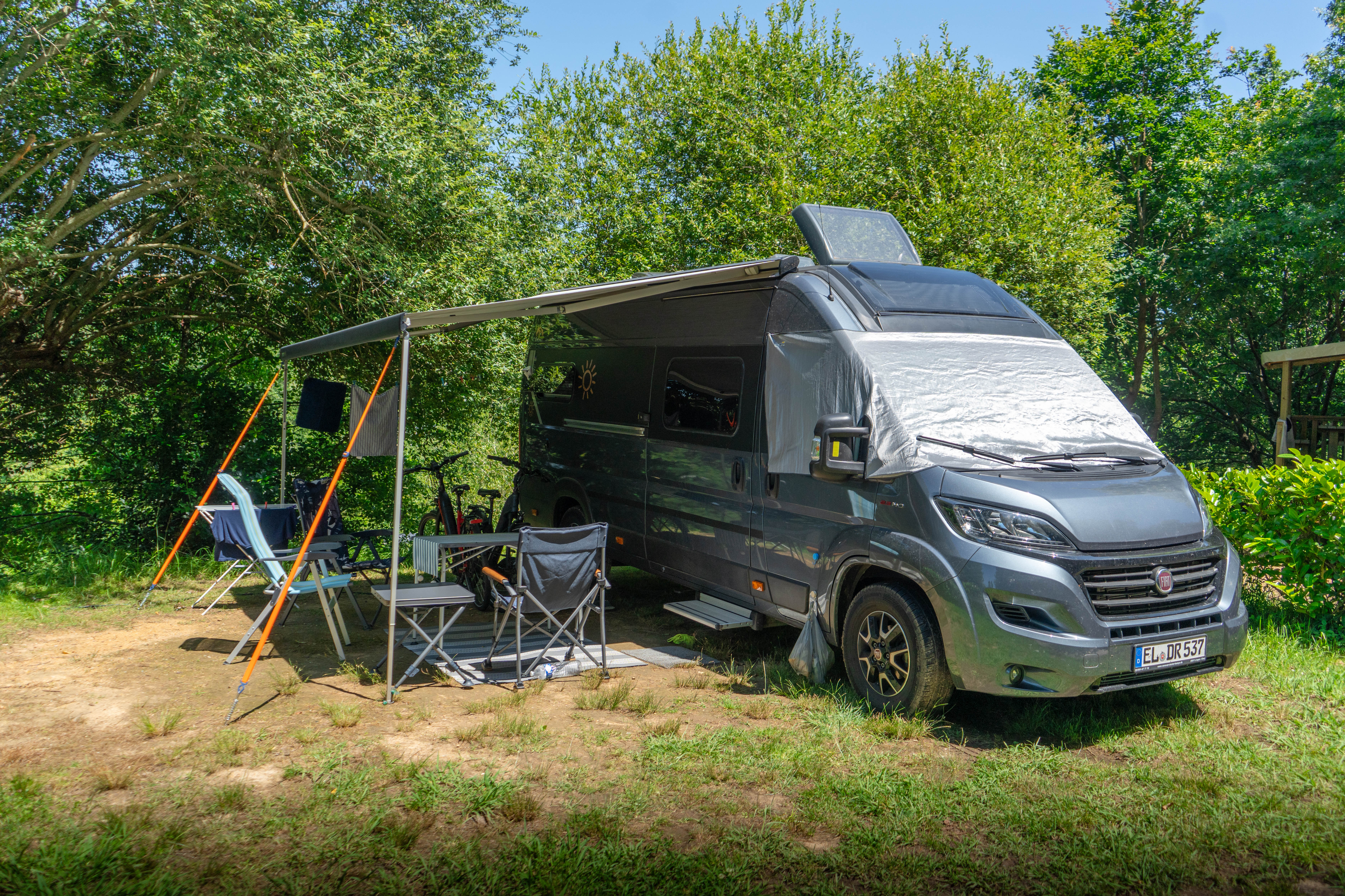 Van pitch at Erreka
