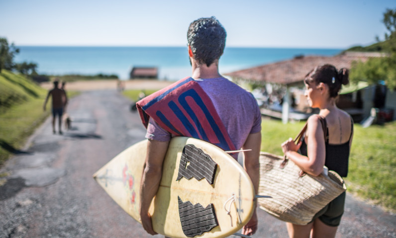 Vacances surf au Pays Basque en camping