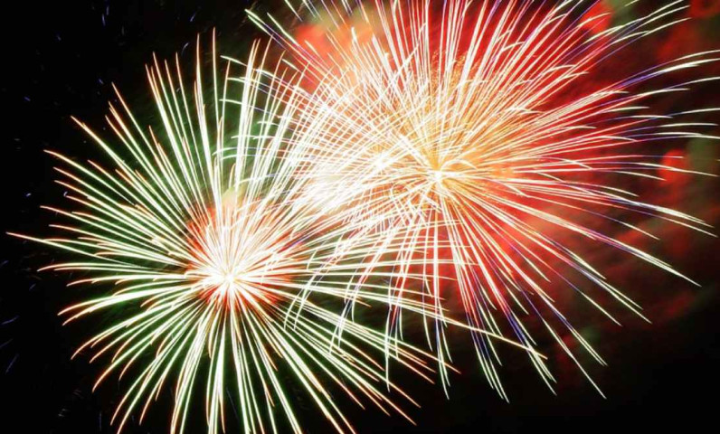 Feu d’artifice à Biarritz